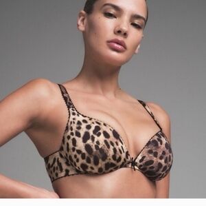 SKIMS X Dolce And Gabbana Leopard Bra